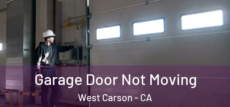  Garage Door Not Moving West Carson - CA